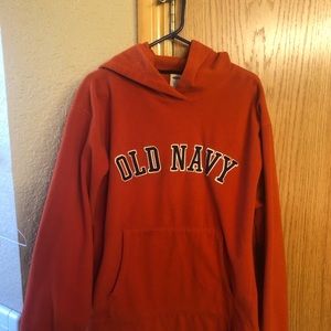 XL Orange Old Navy hoodie